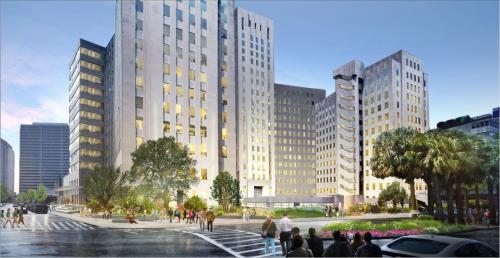 A rendering of what Charity will look like after completion.